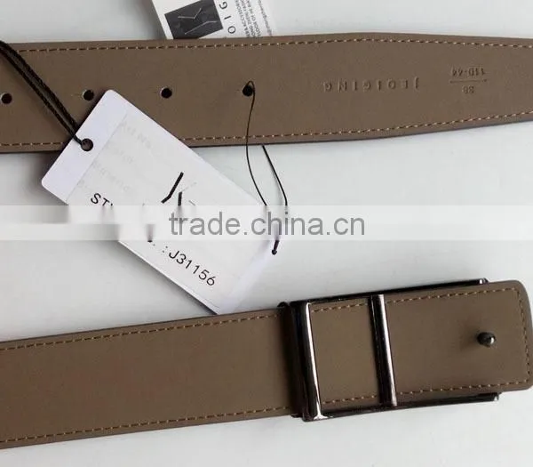 J31156 Belt Supplier Plate Buckle Belt for Man Besiness Belts Set Gifts for Man photo-3