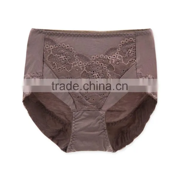 Custom High Quality Colorful 95% Cotton 5% Spandex With Lace Sexy Fancy Woman Underwear photo-5