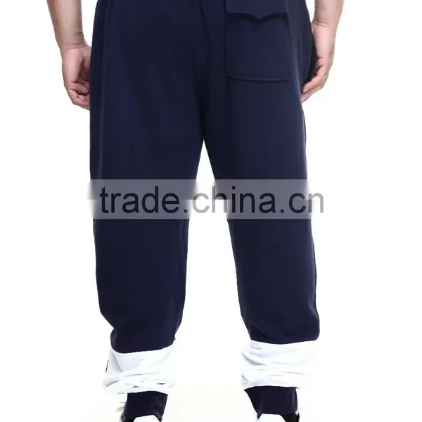 Adjustment Draw-strings Waistline Pants Pieced Contrasting Color Block Design Sweatpant Plus Size Casual Pant photo-6