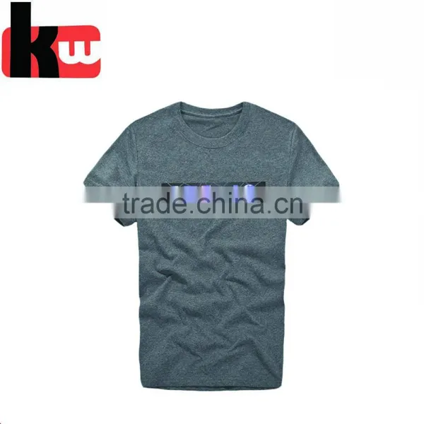 China Supplier 100% Cotton Custom Men Round Neck T-Shirts OEM Man T Shirts in Bulk photo-5