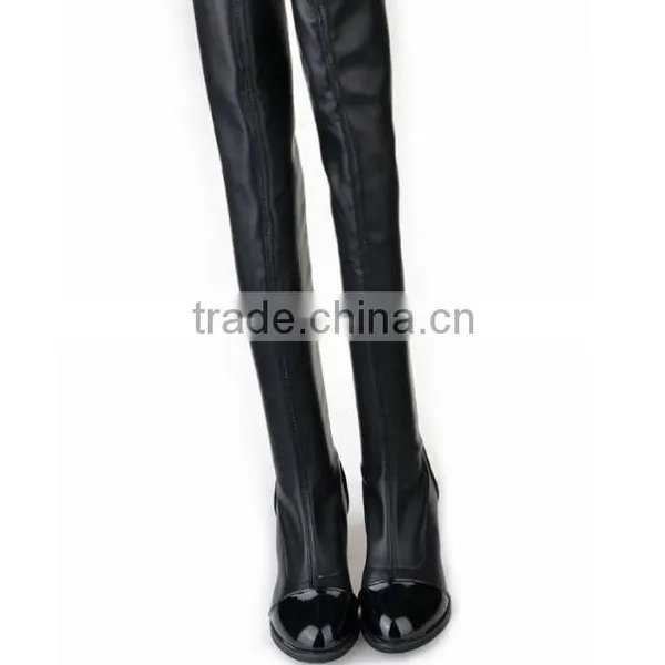 Zm35771a Ladies Fashion Leather Shoes Winter Over Knee Boots photo-5