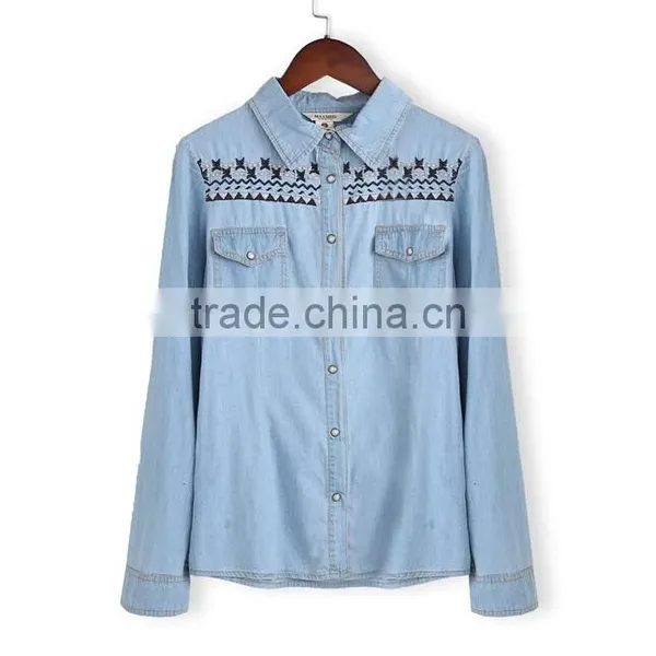 Custom New Fashion Design Ladies' Blouses & Tops