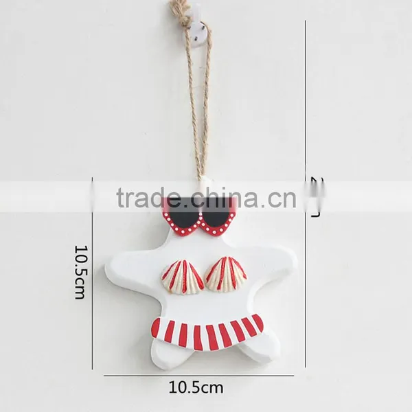 Sex Bikini Wooden Starfish Hangings Decorative Wall Hanging Art And Craft photo-6