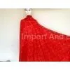 Red Big Swiss Cotton Lace Knitted 100% Cotton Knitted Lace