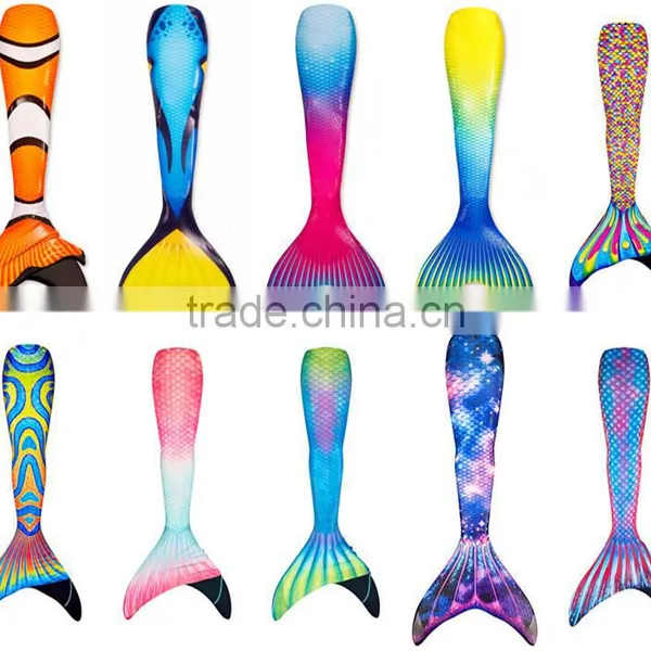 Swimmable Kids 6-12 Years Peacock Mermaid Tail Swimsuit for Girls photo-6