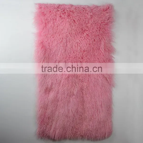 SJ690-01 Newest Fashion Luxury Mongolian Sheep Fur Rug