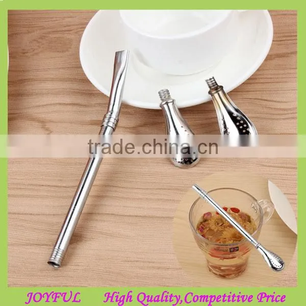 Amazon Hot Selling Stainless Steel Filter Spoon Straw and Yerba Mate Straw