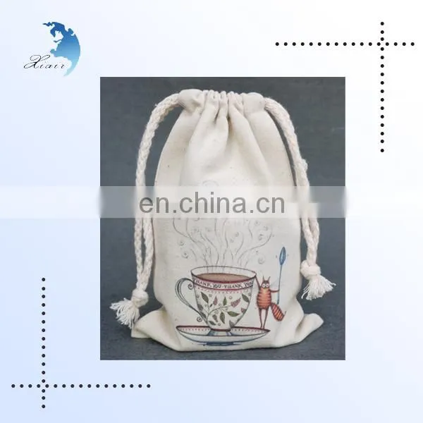 Wholesale High Quality Custom Logo Design Cotton Cord Jewelry Pouch photo-4