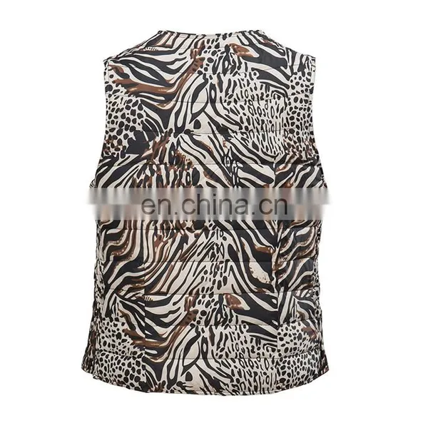 Sleeveless Down Vest Filled Jacket For Women photo-6