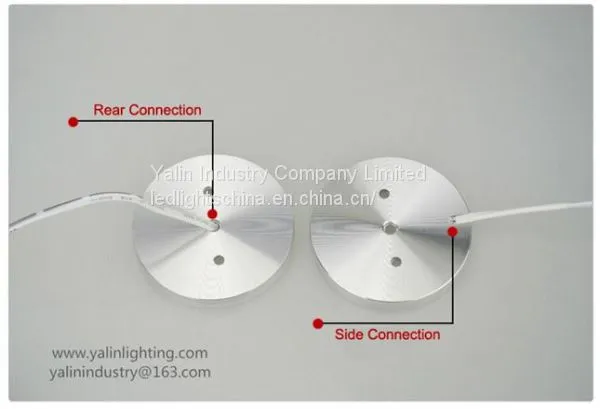 Round LED Cabinet Light, Wardrobe Disc Lamp With 4 or 6 Way Splitter, Ultrathin Showroom Furniture Spotlight photo-2