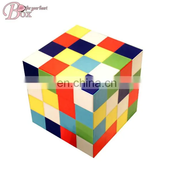 Rubik's Cube Style Paper Lid Storage Box photo-2