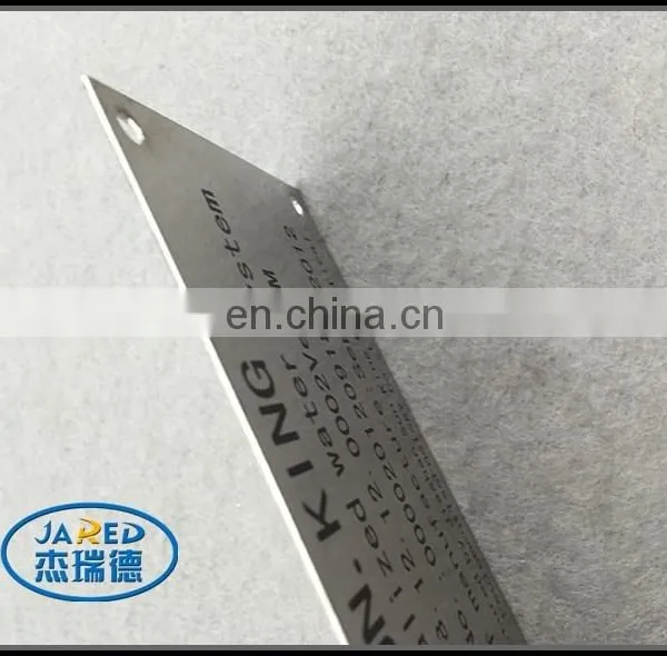 Fast Delivery and Good Quality Engraved Letter Brushed Nameplate photo-5