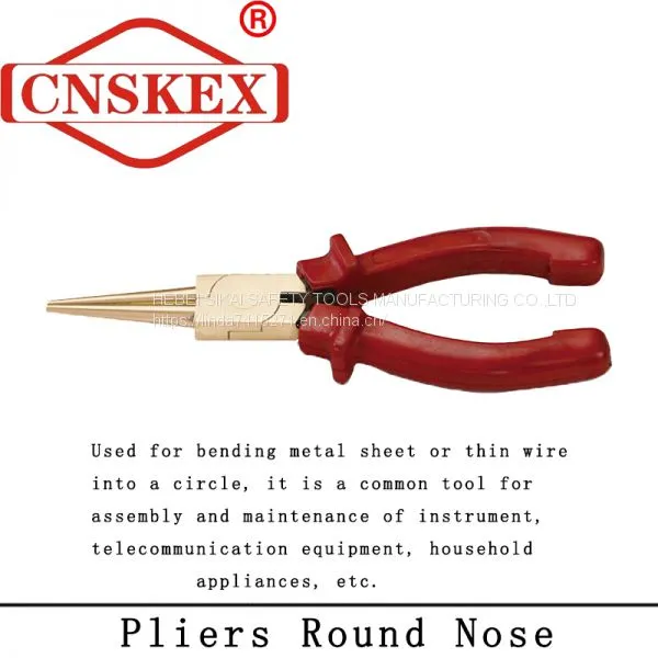 Non Sparking Pliers Round Nose Tools photo-2