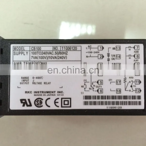 RKC Japan Manual Temperature Controller CB100 Series WJ02-VM-DP-5N-A-Y photo-2