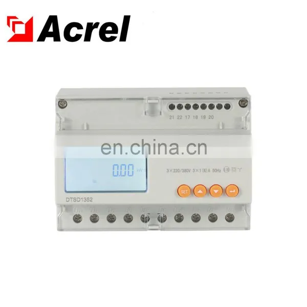 Acrel DTSD1352 Electricity Meters Din Rail Prepayment Energy Meter With High Quality photo-4