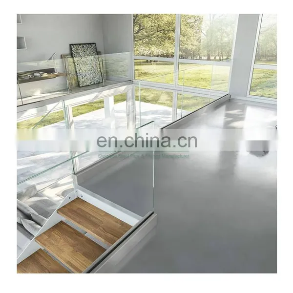Top Manufacturer Stair Handrail Aluminum Base Shoe Glass Railing With High Quality photo-2
