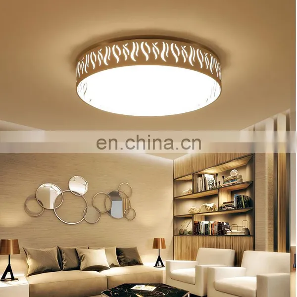 Modern LED Ceiling Light Round Bedroom Simple Living Restaurant Lighting photo-5