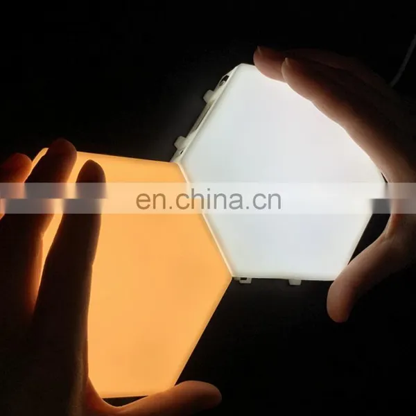 Modular DIY LED Hexagonal Quantum Magnetic Wall Light photo-3