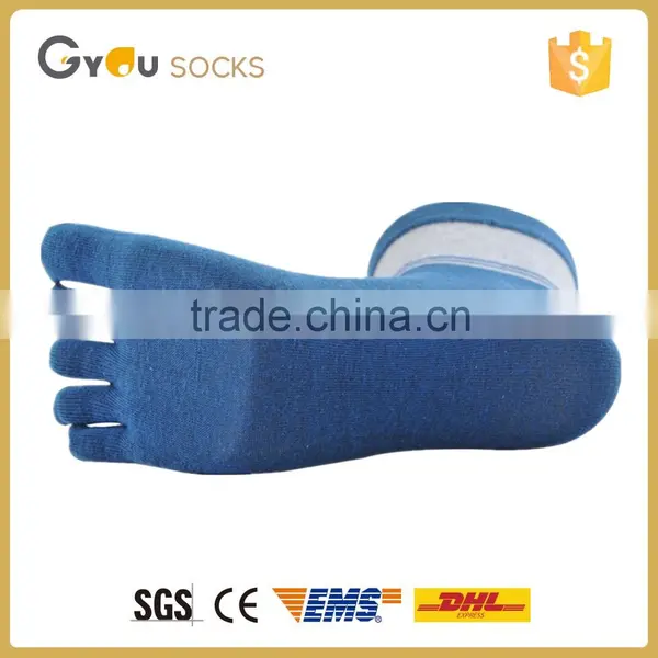 Man's High Quality Solid Color Popular Toe Socks/ Compression Socks Running photo-2