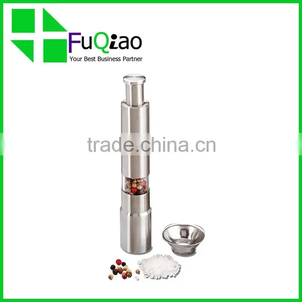 Hot Sale Customed Package Cooking Tools Manual Stainless Steel Black Pepper Grinders photo-2