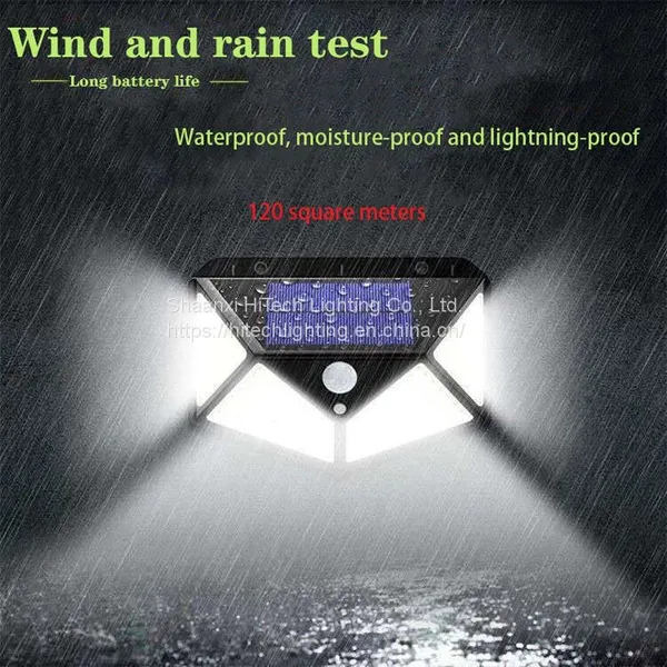 Outdoor LED Solar Light Motion Sensor IP65 Waterproof Sunlight Garden Decoration Street Light Solar Light Wall Light photo-2