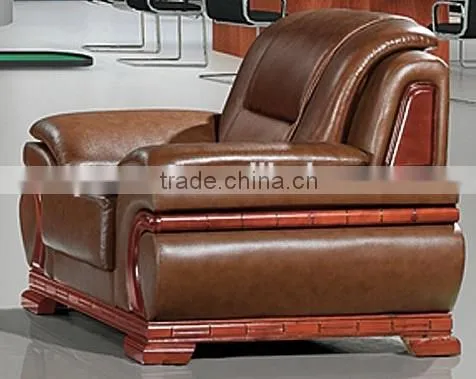 Oupusen 1 1 3 Office Wooden Sofa Set photo-4