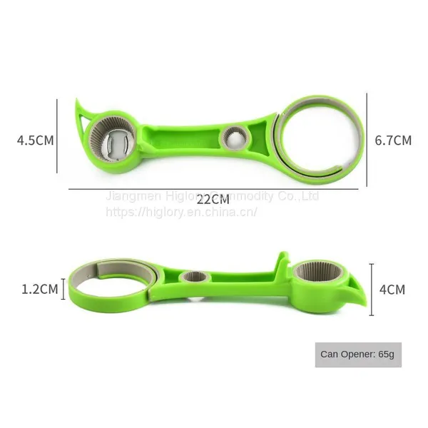 Plastic Adjustable Easy Safety Rubber Grip Multi Jar Lid Bottle Opener photo-5