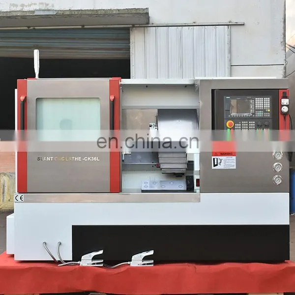 CK36L Mini Slant Bed Cnc Lathe Machine for Metal Threading photo-2