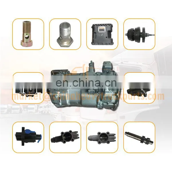 SINOTRUK HW19710T HW10 Series Transmission Parts Sub Gearbox WG2229210019 Spring photo-4