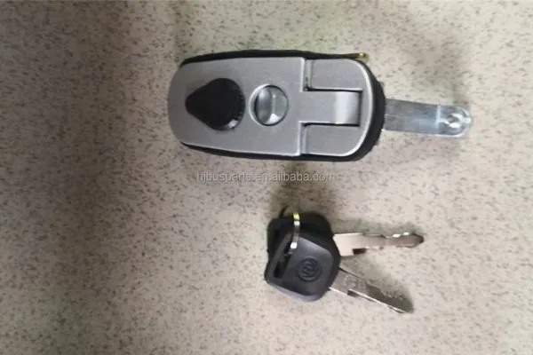 Good Price Bus Parts Accessories Coaster Bus Parts HJDL-609 Silver Key Door Lock for Sale photo-3