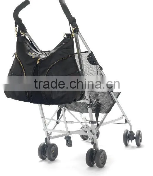 Wholesales Original Design Black Diaper Bags Mummy Baby Bag photo-3