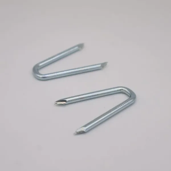 Electro-Galvanized U Nails for Cable and Wire Fastening