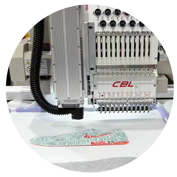 CBL High Speed Multi-Head Laser Mixed Flat Computerized Embroidery Machine photo-4