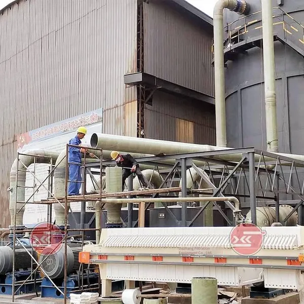 Desulfurization Tower Frp Spray Layer, Flue Gas Desulfurization Frp Spray Pipe, Desulfurization Absorption Tower Pipeline Dn300 photo-4