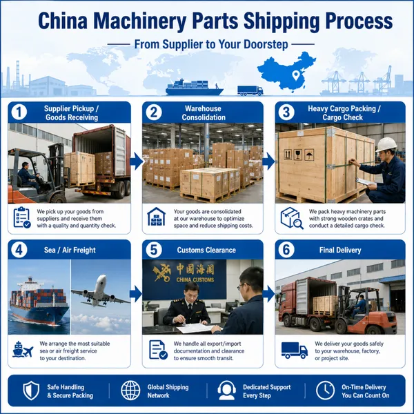 China Machinery Parts Shipping Agent for Industrial Equipment Importers photo-5