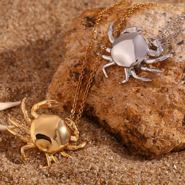 316L Stainless Steel Necklace & Choker - 18K Gold PVD Plated Waterproof Anti-Tarnish Custom Pendant photo-5