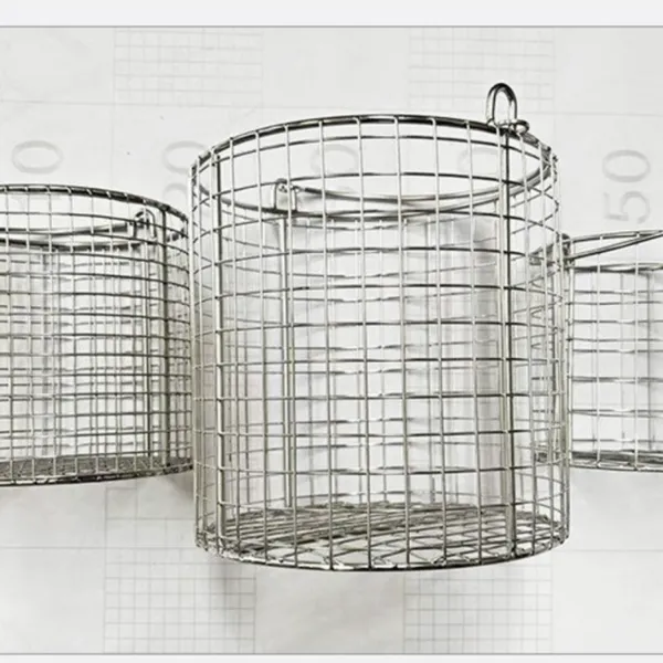 Stainless Steel Mesh Basket 150 Micron Mesh Filter 304L Material 300mm Diameter Customizable photo-5