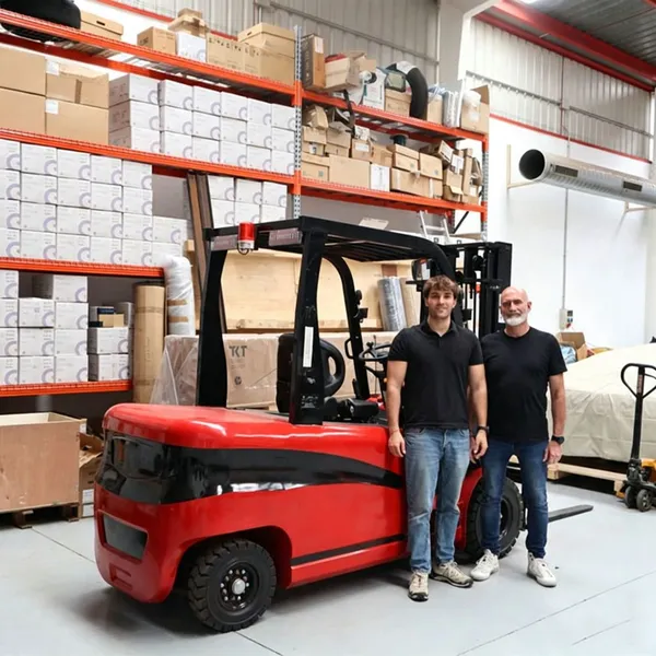 Electric Forklift Truck Lithium Battery 2 Ton Rated Load High Lift Warehouse Logistics Material Handling Equipment photo-4