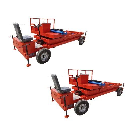 Hydraulic Drive Pipe Pulling Machine With 200kN Traction Force and Wheel-mounted Design