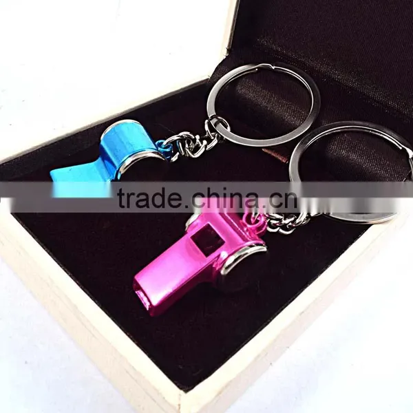 Christmas Promotional Gifts Coloful Whistle Key Chains photo-3