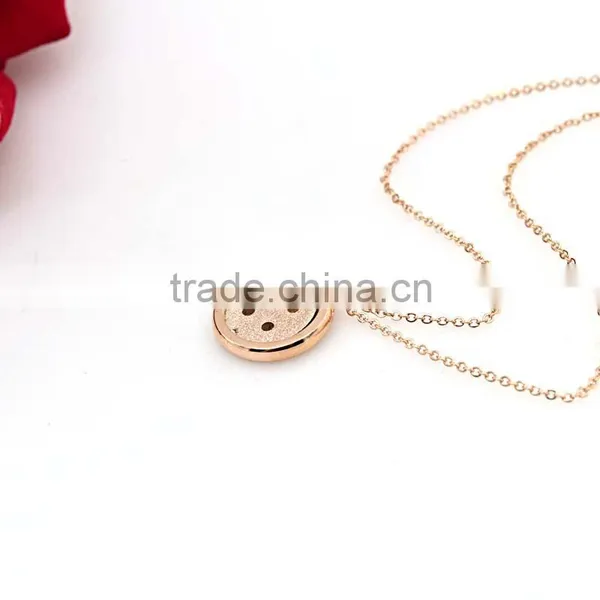 Latest Design Rose Gold Stainless Steel Accessories for Women Necklaces photo-2