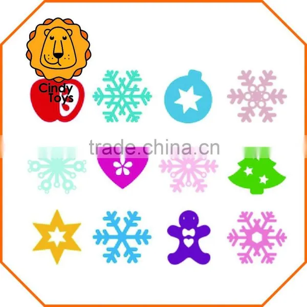 Wooden Rubber Stamps Christmas Mix 16 Pcs for Christmas photo-2