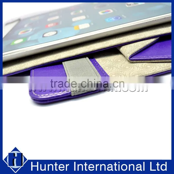 Purple Colour 3 Hole Rotating Tablet Case For T1H photo-5