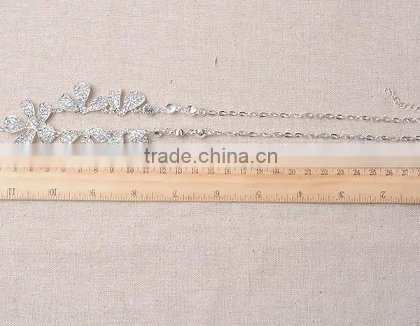 2016 Hot Sale Classical Crystal Necklace Earring Charming Jewelry Set photo-5