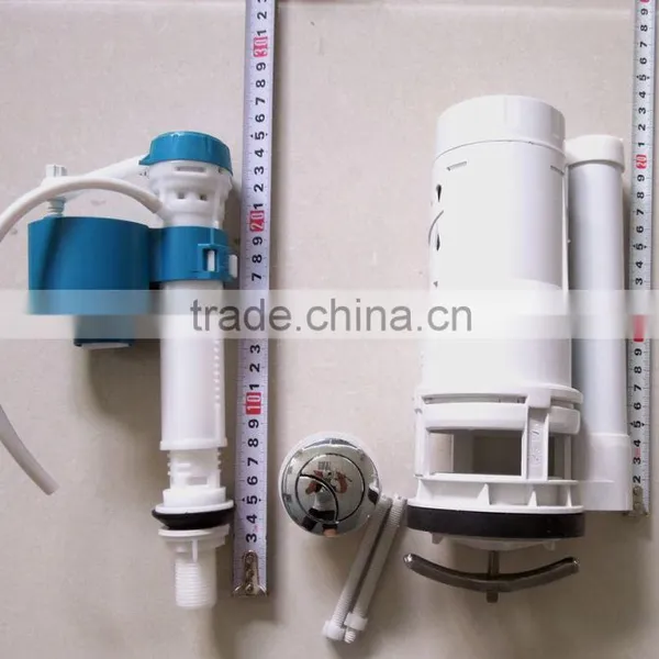 Quality Double Drain Valve Double Push Button Water Inlet Valve Toilet Water Tank Accessories photo-3