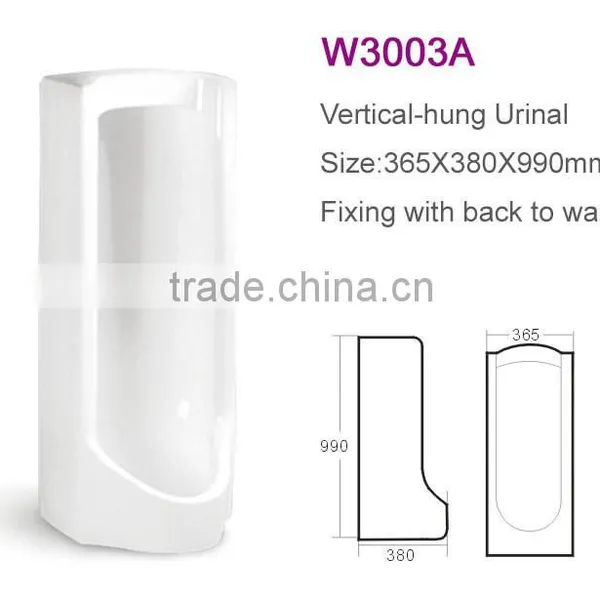 Bathroom Ceramics Wall Flush Mount Mens Urinal W3003 photo-2