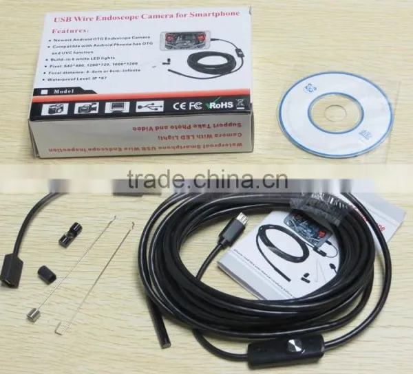 640 x 480 300K Pixels 2M 5.5mm Micro USB Android Endoscope Camera For Phone photo-6