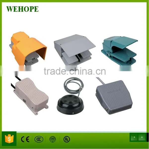 AC 50~60Hz,AC380V DC220V FS Electric Foot Pedal Switch, Push Button Foot Switch, Foot Control Switch