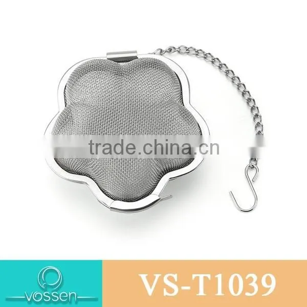 Gold Plating Flower Shaped Tea Infuser photo-3