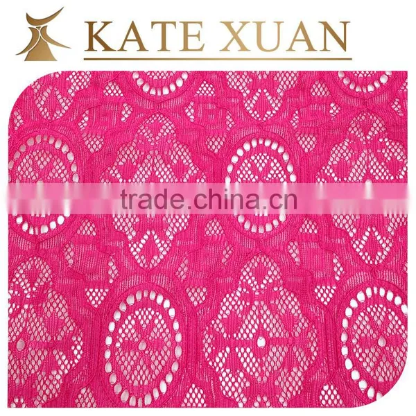Elegant Applique Embroidery French Net Lace Fabric photo-5